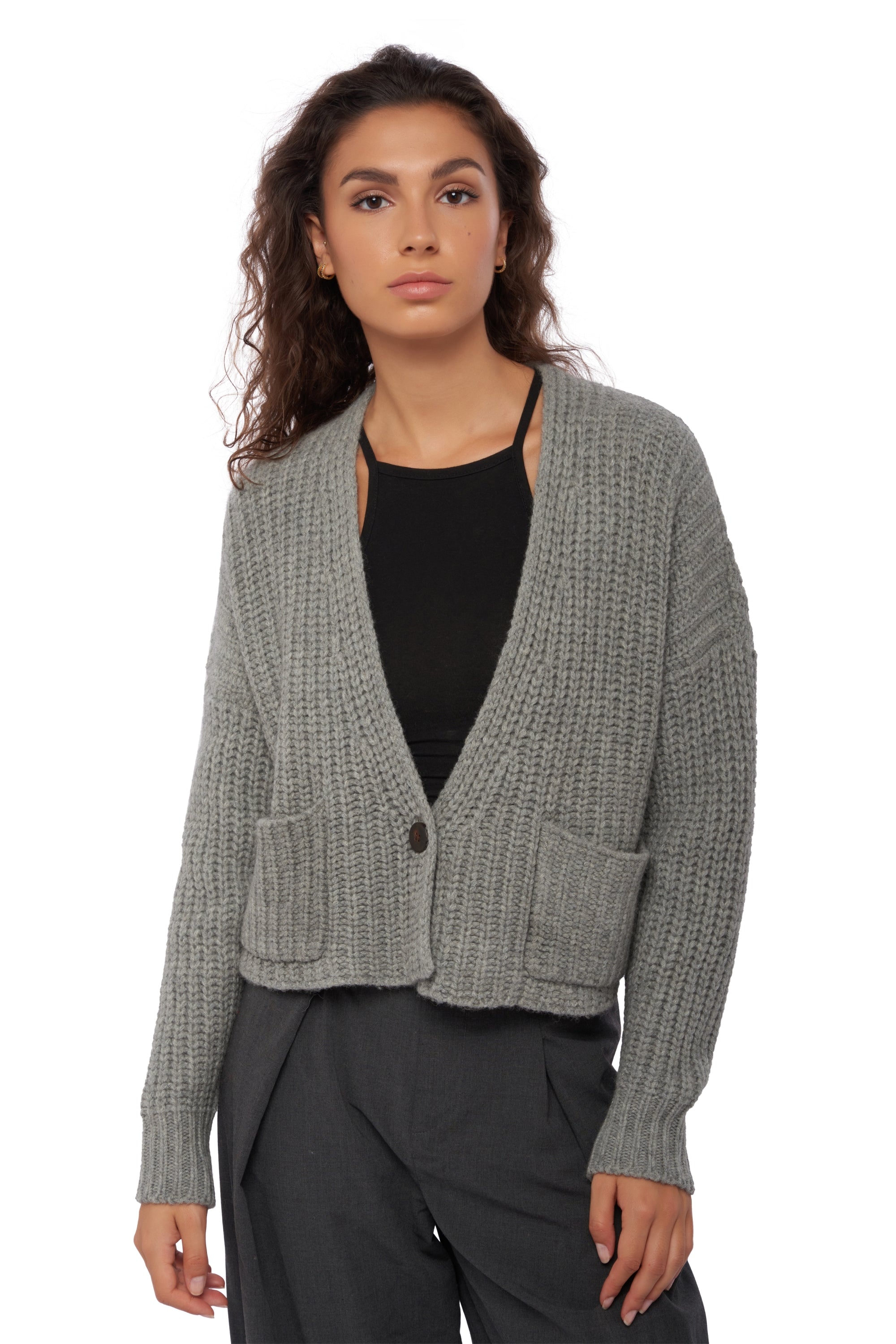 Santiago in yak dames - silver - Mahogany