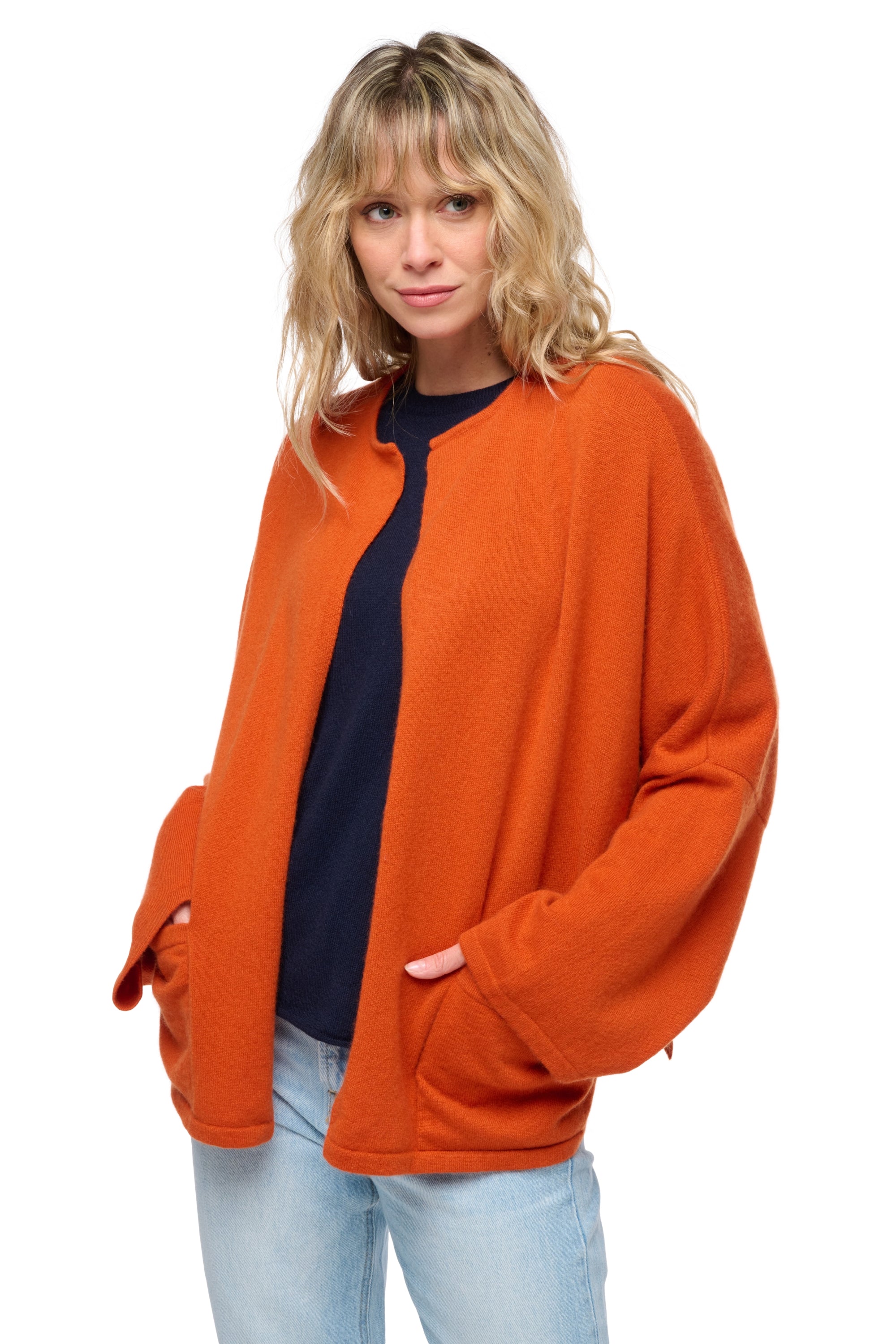Seoul in kasjmier dames - marmelade - Mahogany