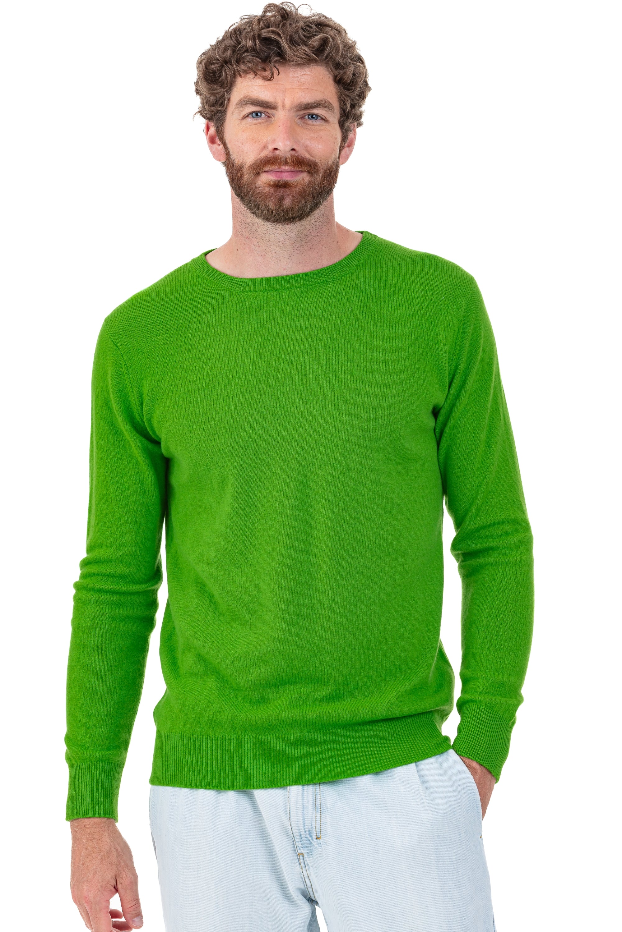 Tao in kasjmier heren - flash green - Mahogany