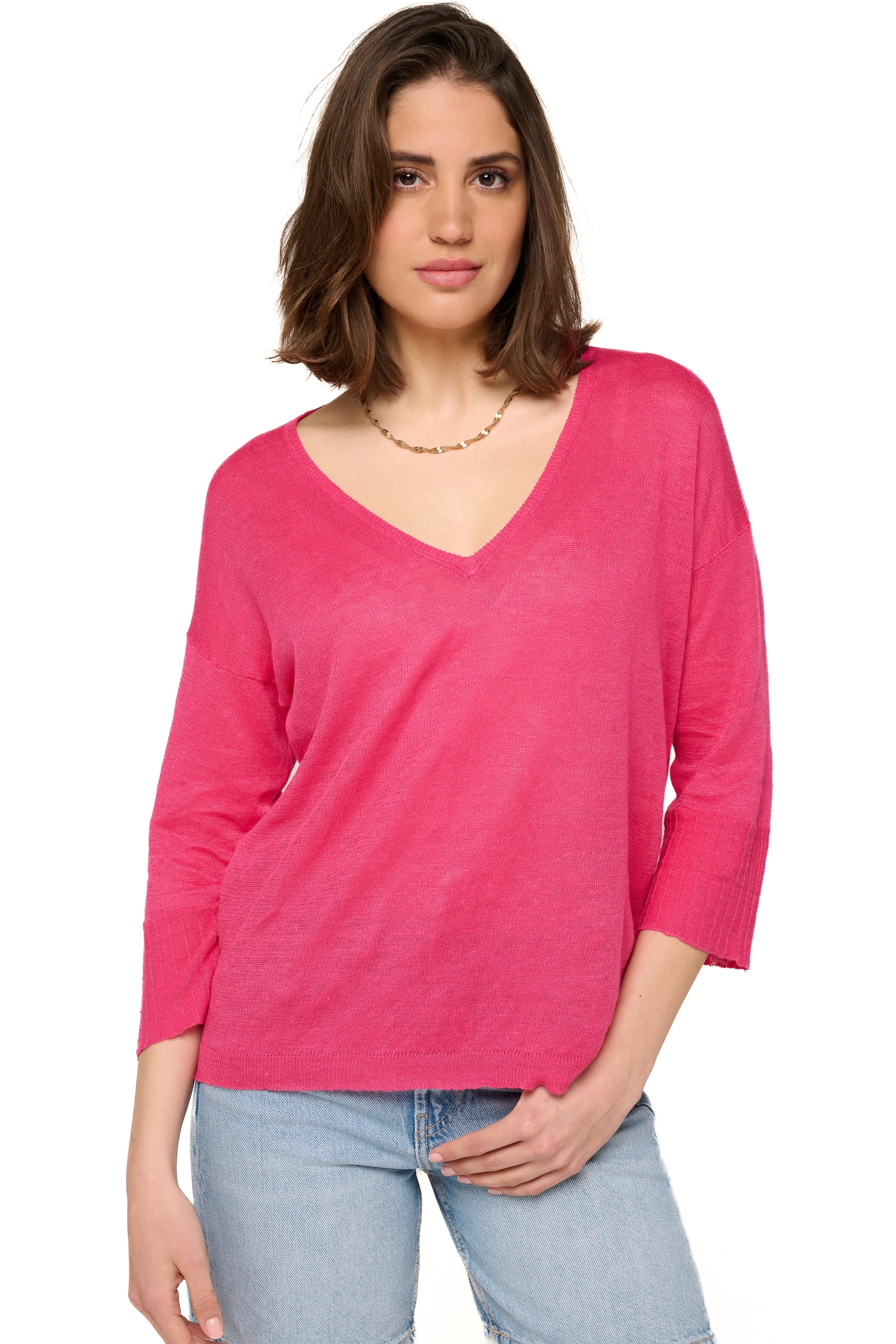 Rosanna in linnen dames - crush - Mahogany