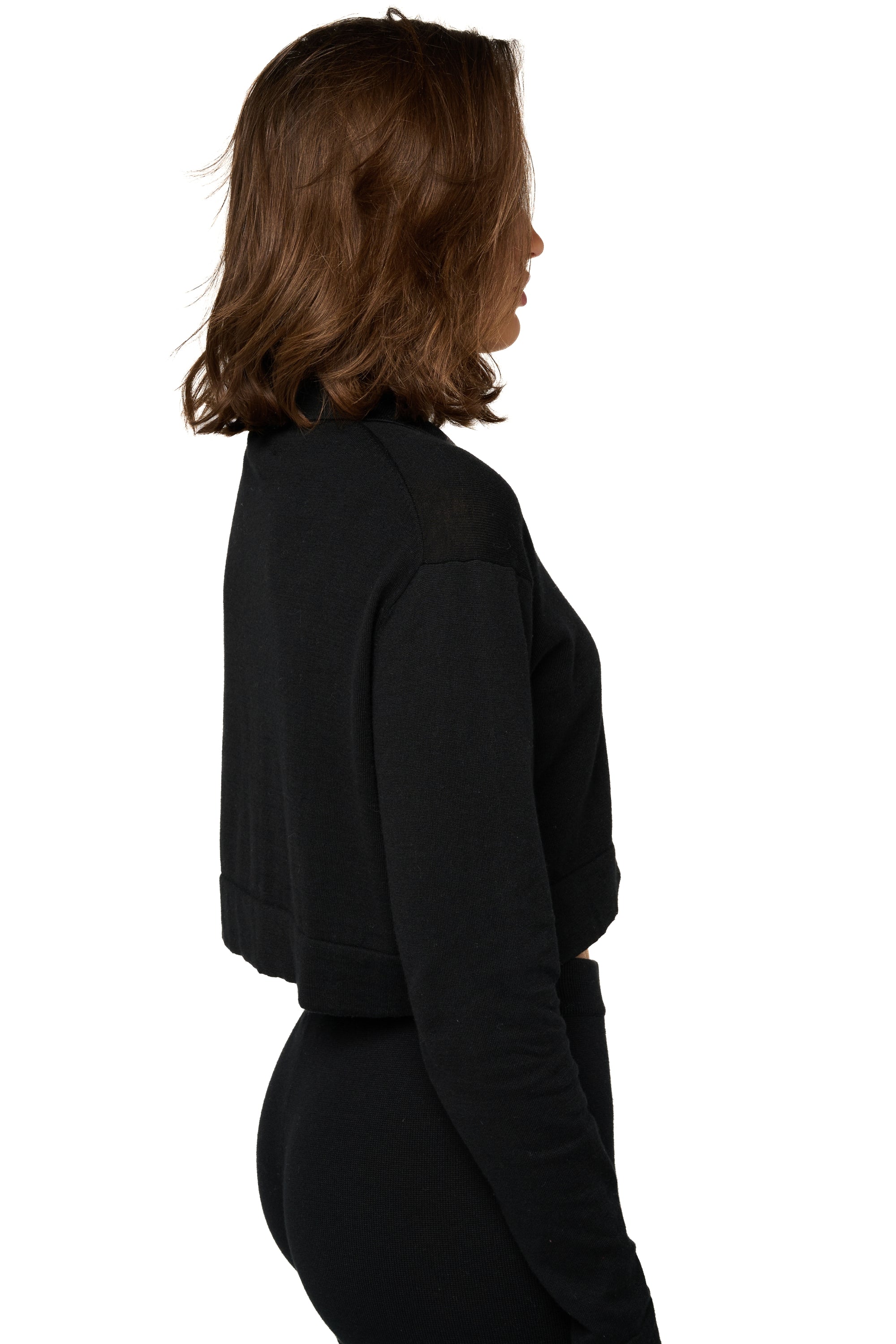 Rishi en cachemire et coton femme - Vue 2 - black - Mahogany