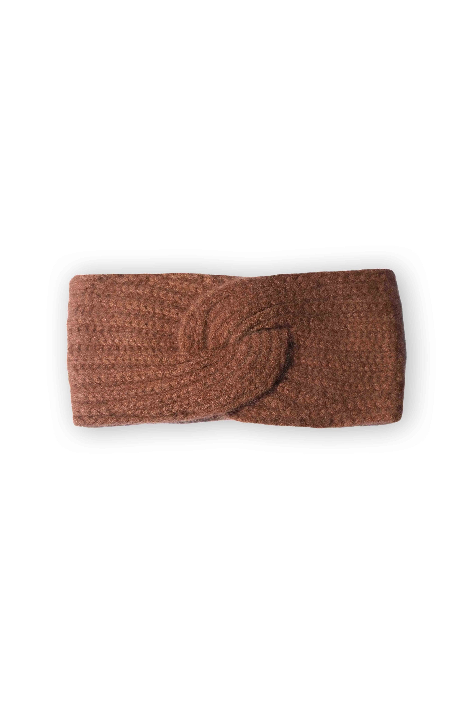 Muts in kasjmier, 100% kasjmier, dames, grof / 6 draden en meer, , Mahogany