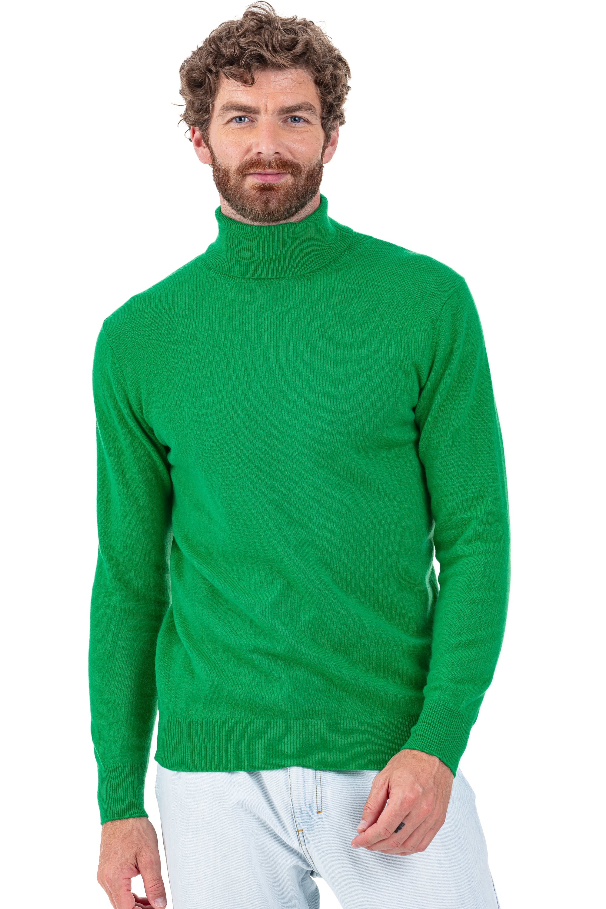 Tarry in kasjmier heren - new green - Mahogany