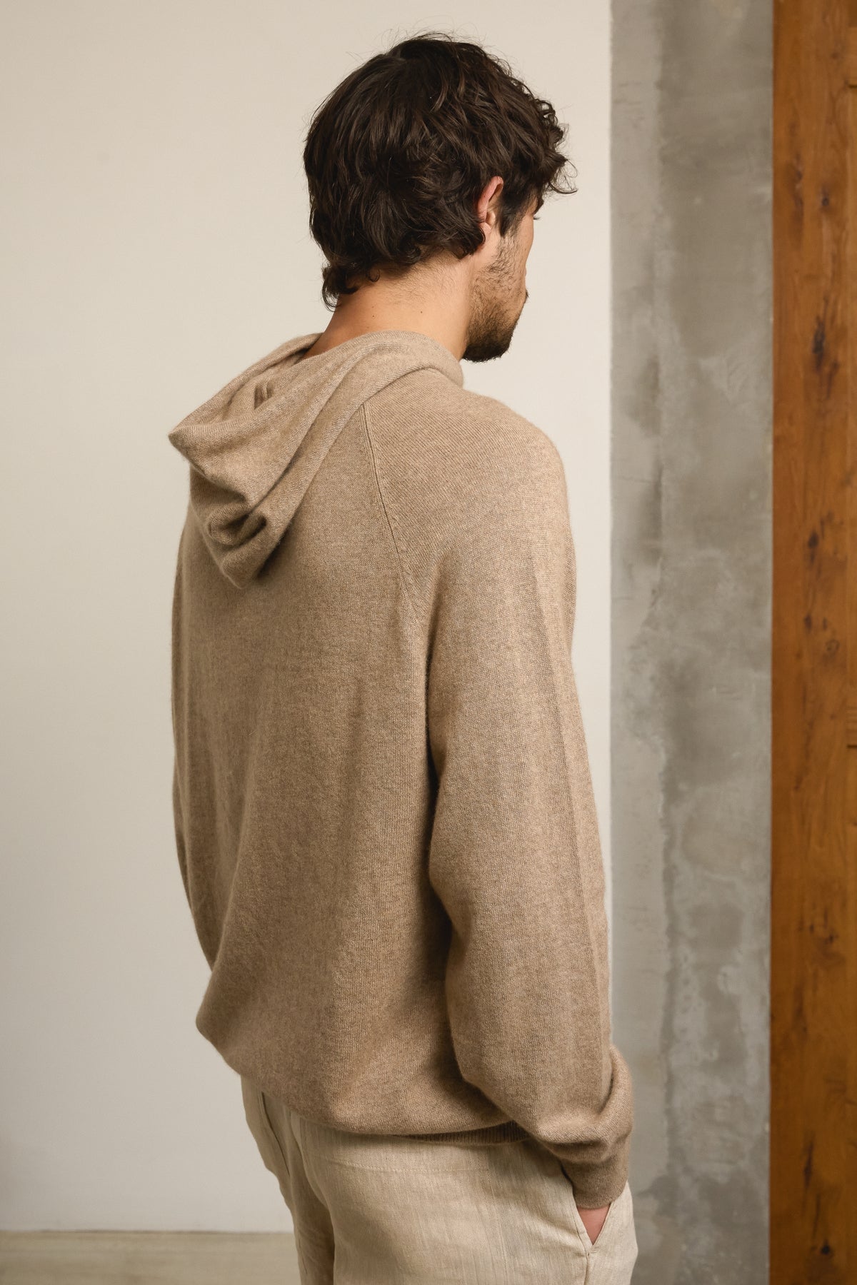 Palessio en cachemire homme - Vue 4 - natural brown - Mahogany