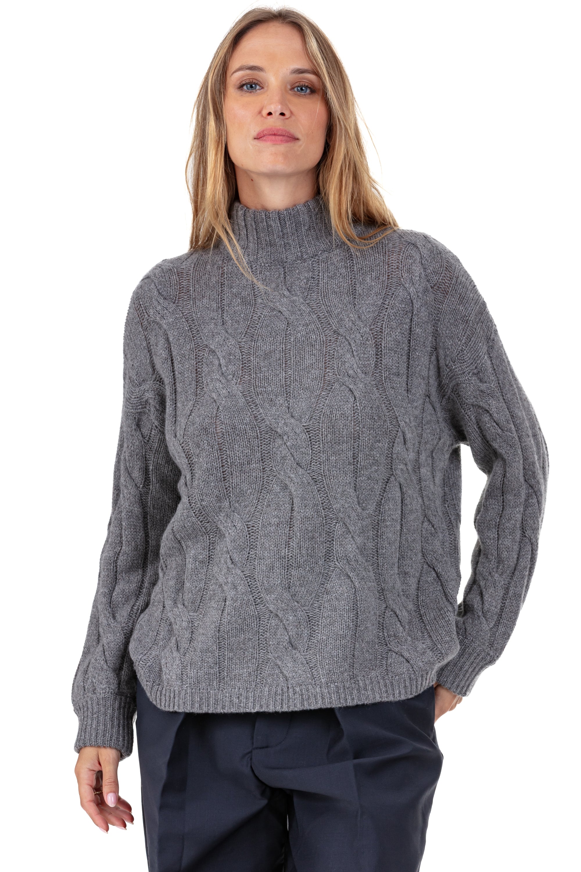 Penny in kasjmier dames - marmotte chiné - Mahogany