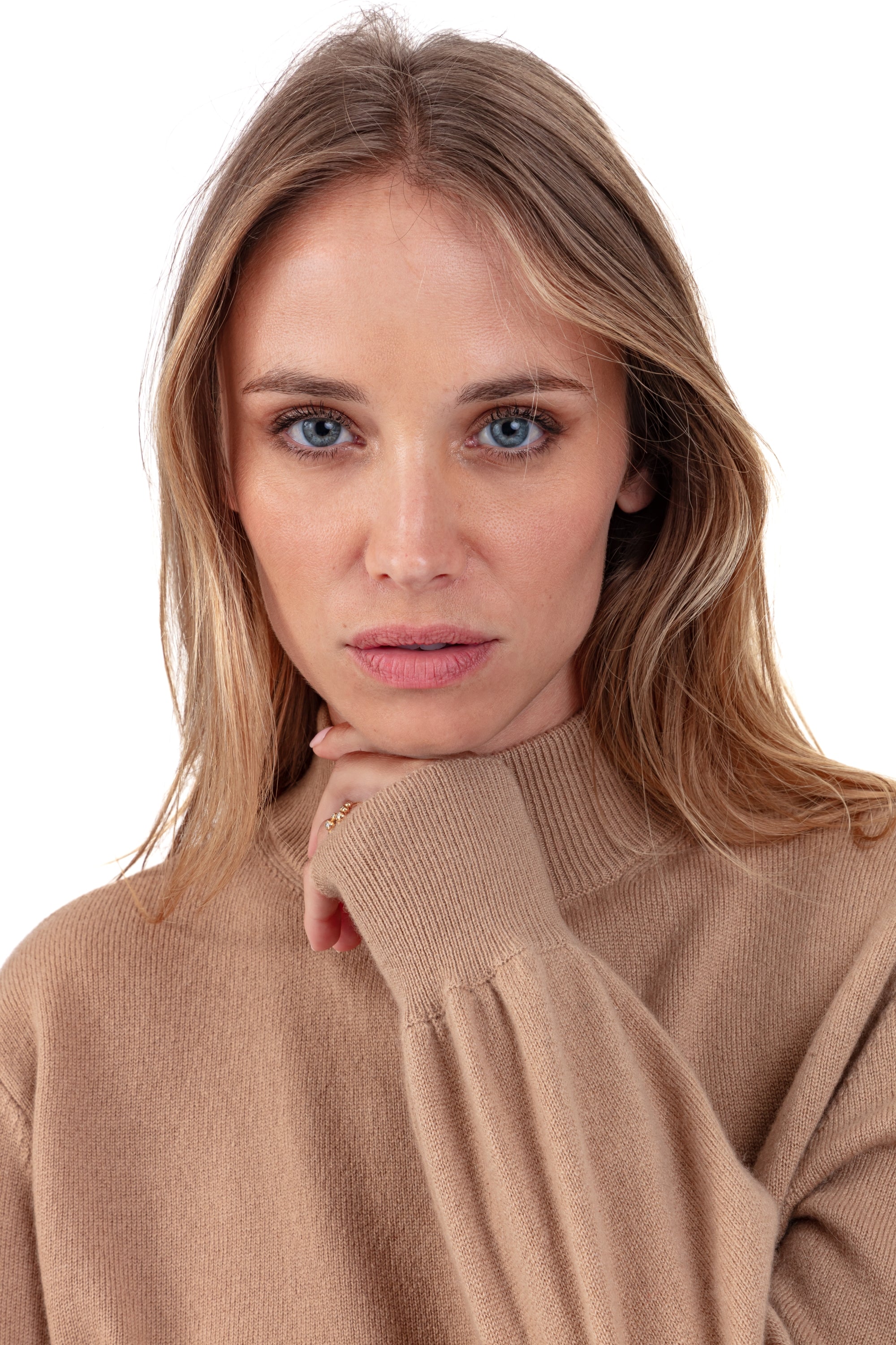 Pia en cachemire femme - Vue 4 - camel - Mahogany