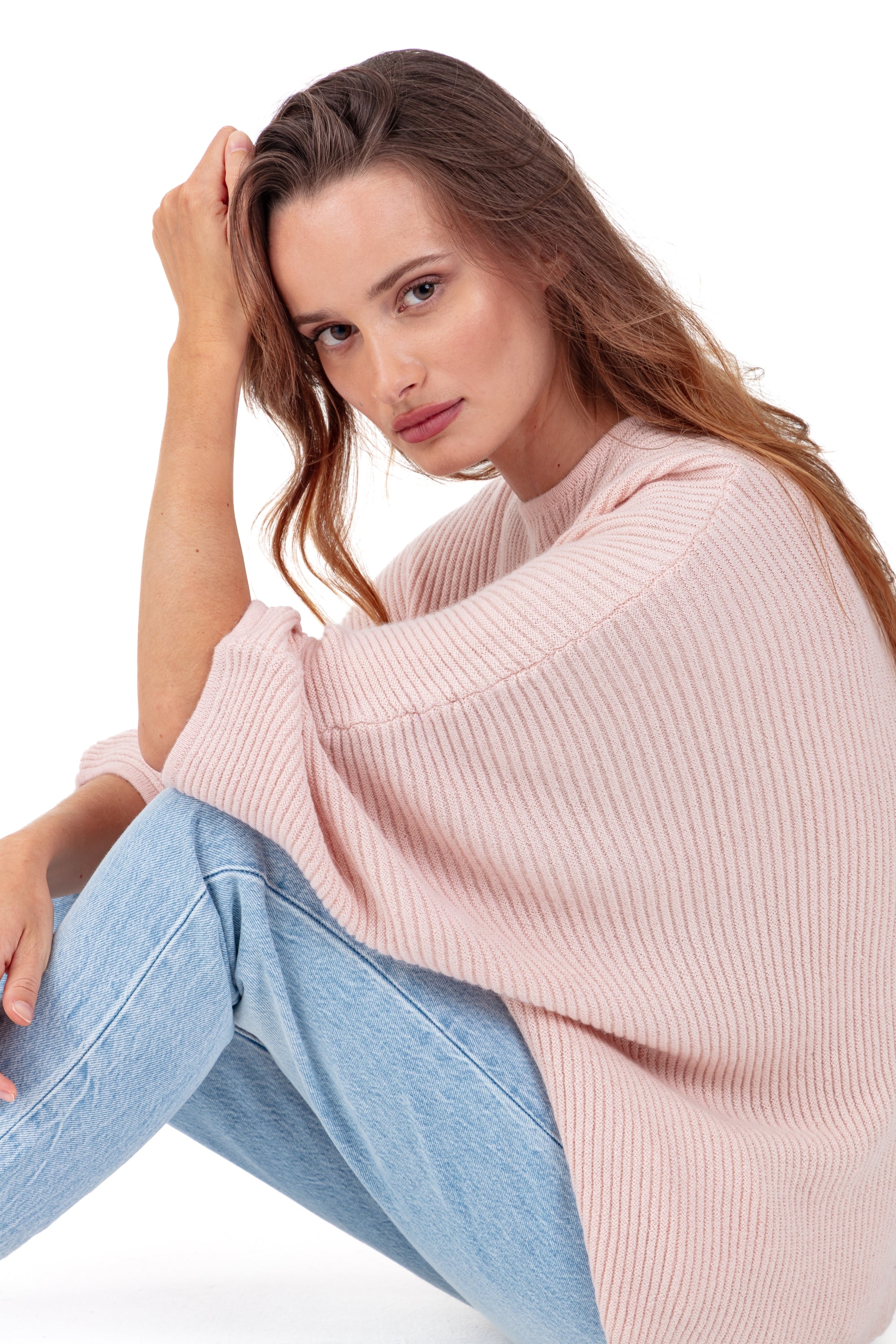 Polly en baby alpaga femme - Vue 2 - petal pink - Mahogany