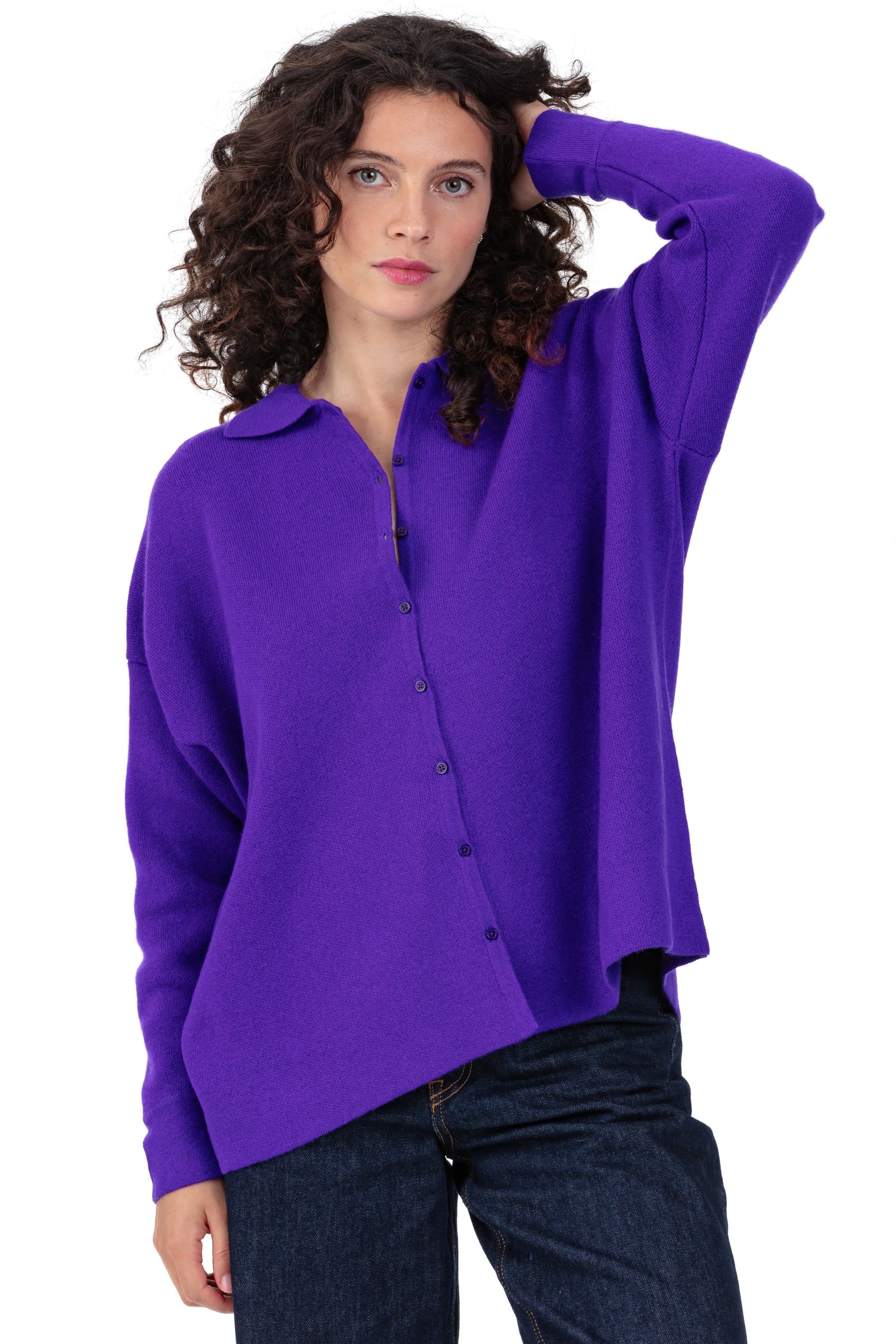 Poppy in kasjmier dames - wavelenght - Mahogany