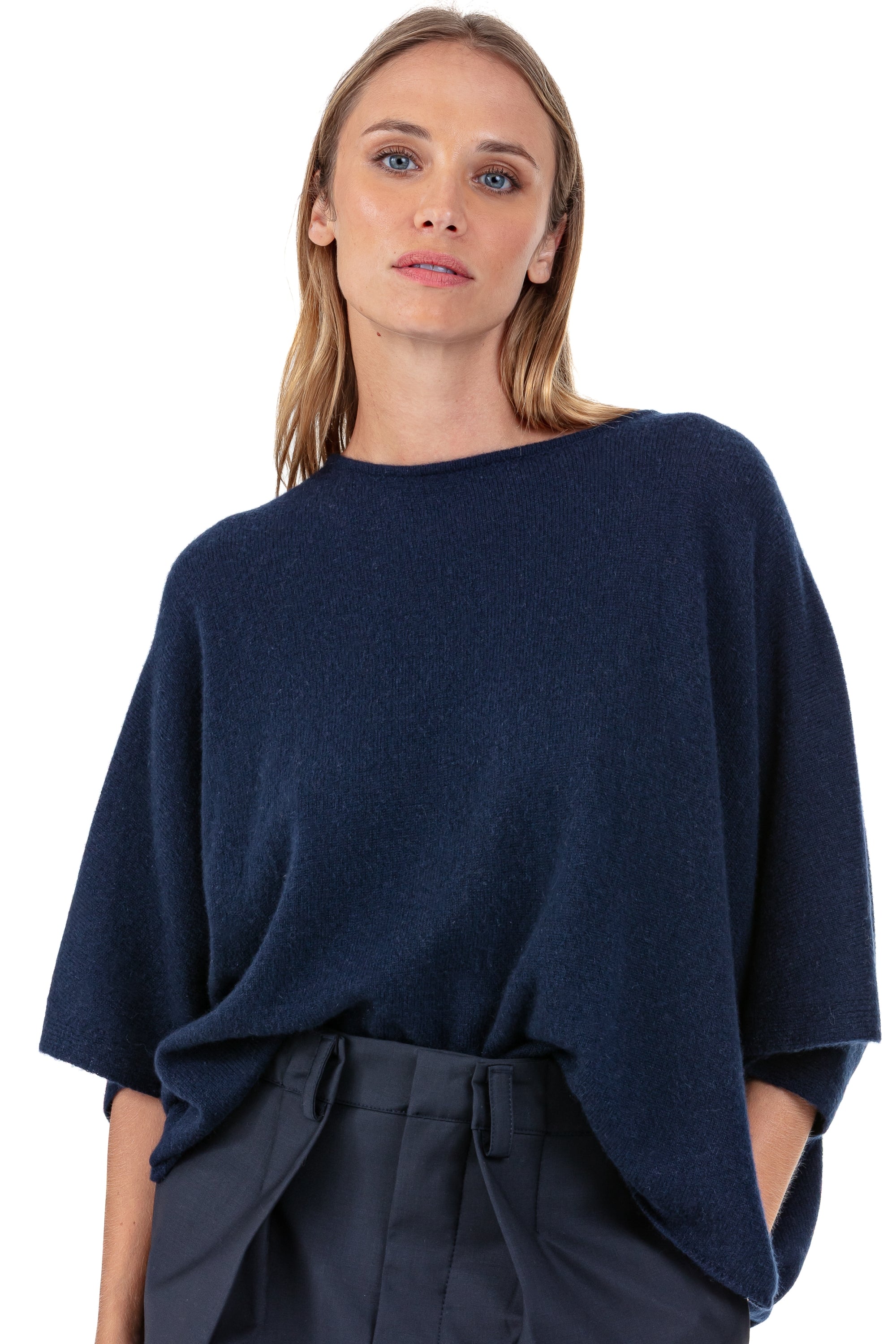 Pythagore in kasjmier dames - donkerblauw - Mahogany