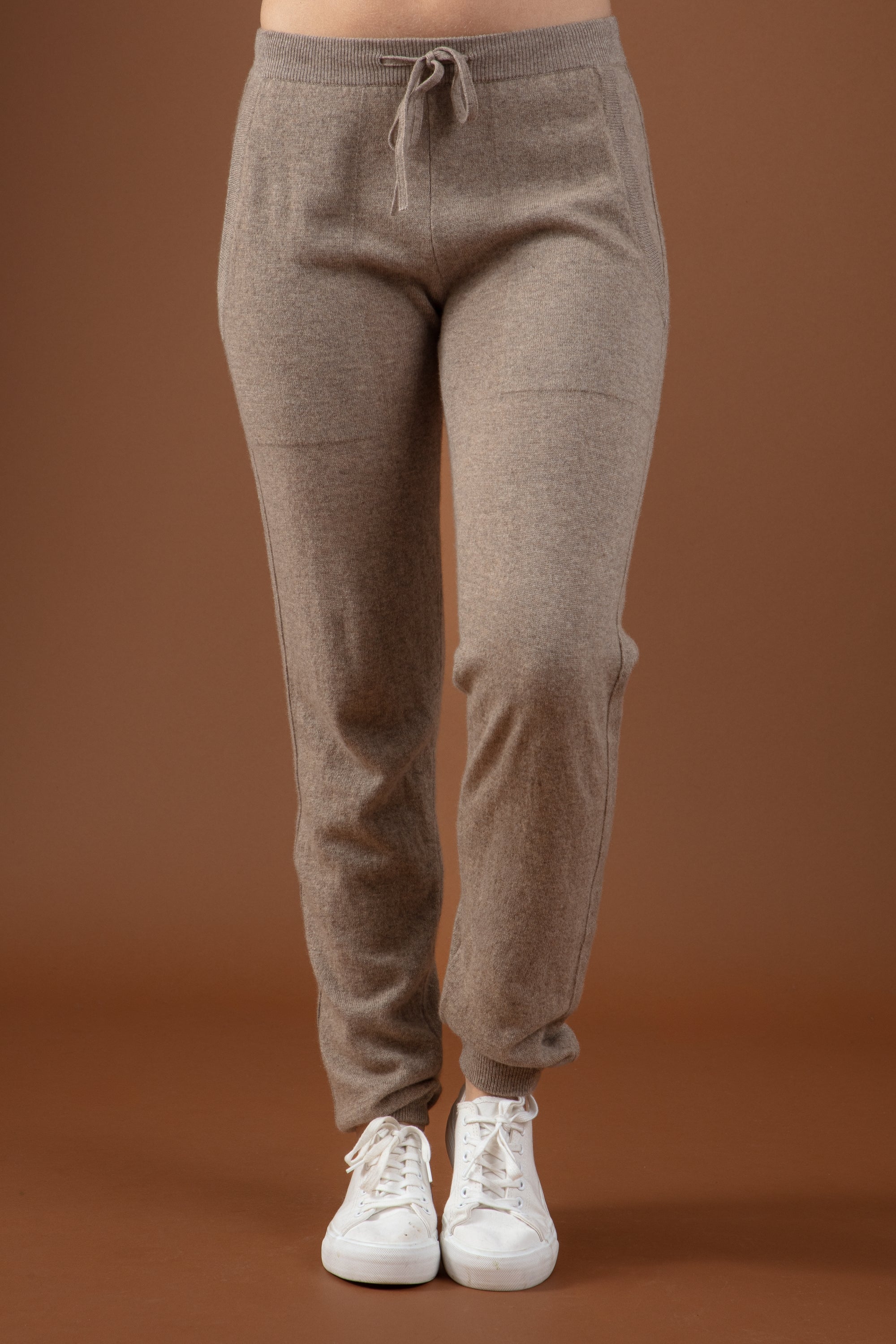 Roquebrune in kasjmier dames - natural brown - Mahogany