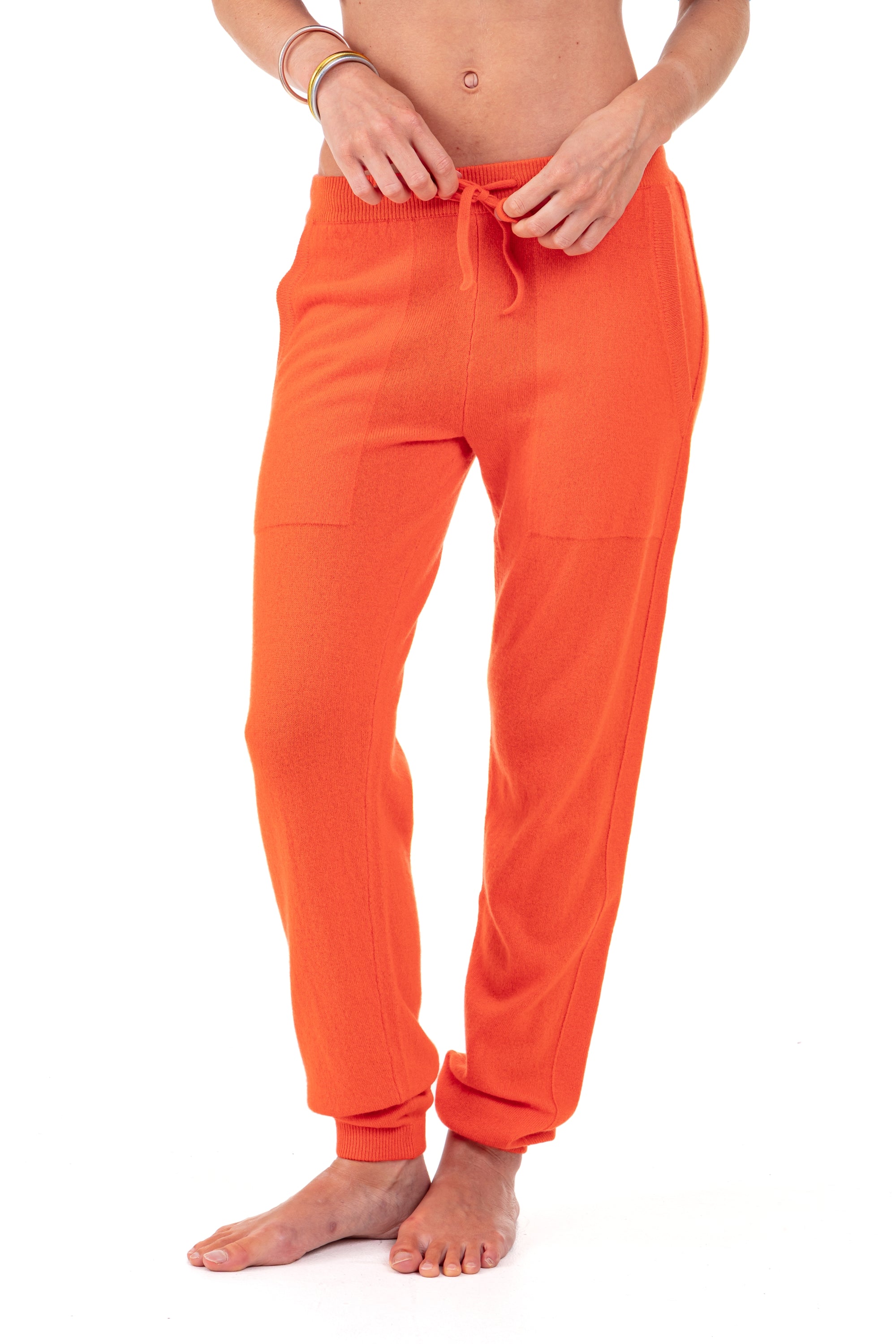 Roquebrune in kasjmier dames - oranje - Mahogany