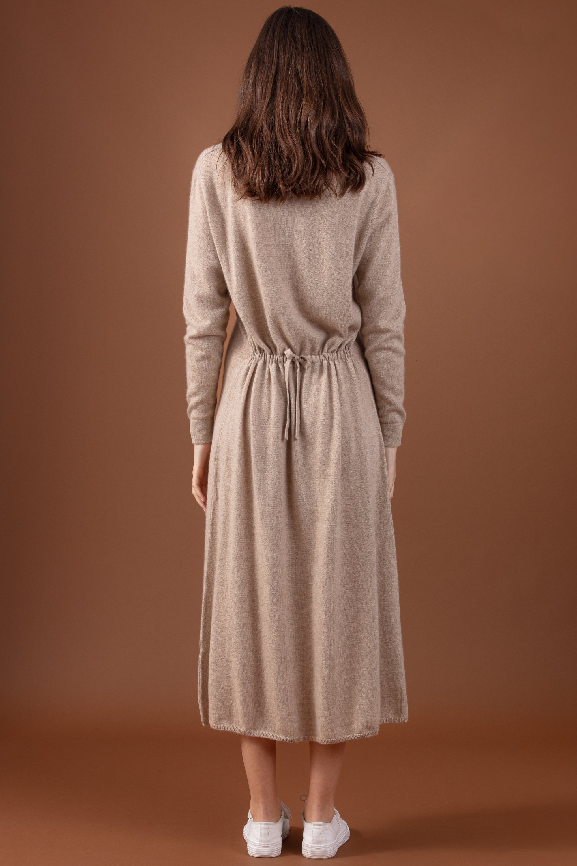 Roce en cachemire femme - Vue 1 - natural stone - Mahogany