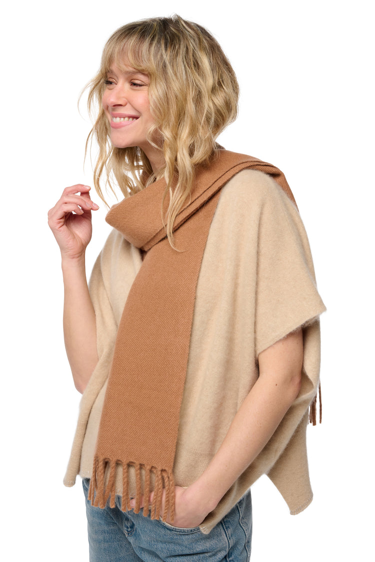 Rêve in gemengd kasjmier - butterscotch - Mahogany