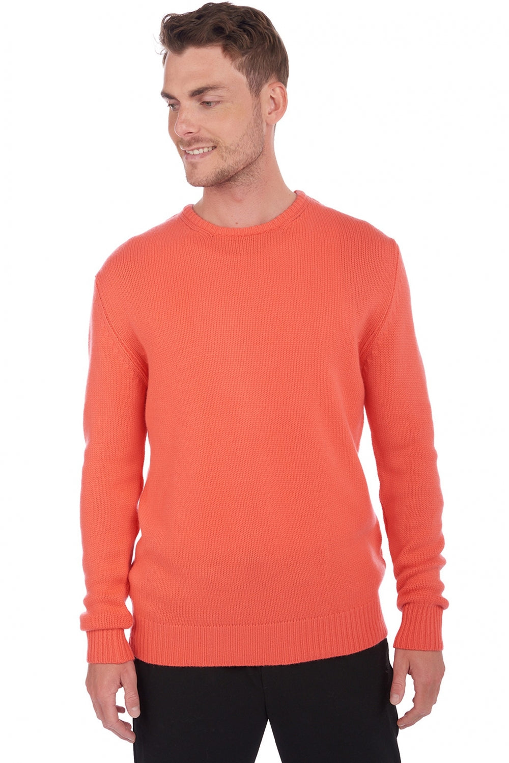 Bilal in kasjmier heren - corail lumineux - Mahogany
