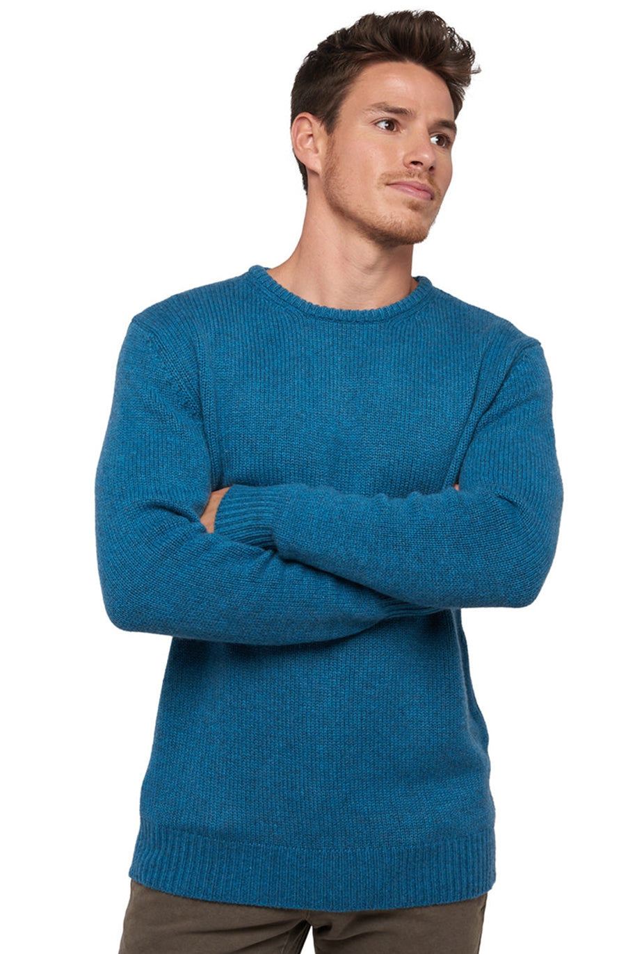 Bilal in kasjmier heren - manor blue - Mahogany