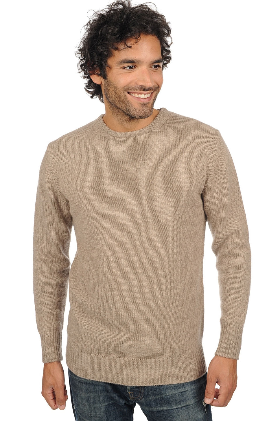 Bilal in kasjmier heren - natural brown - Mahogany