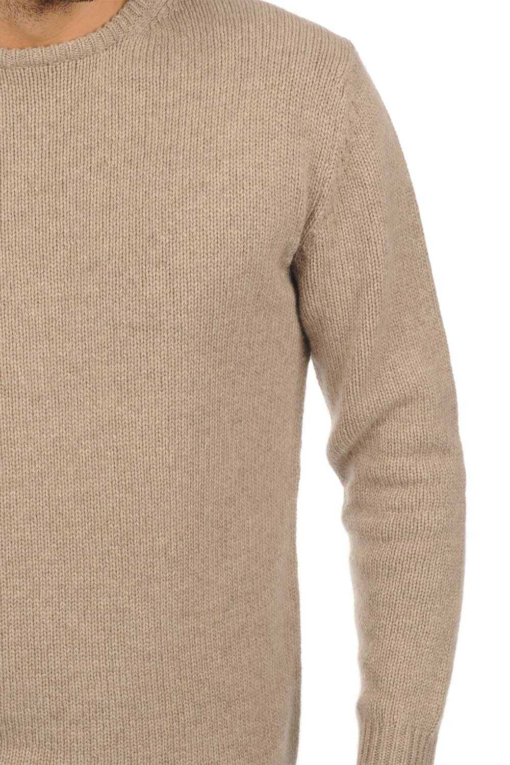 Bilal in kasjmier heren - Aanzicht 1 - natural brown - Mahogany