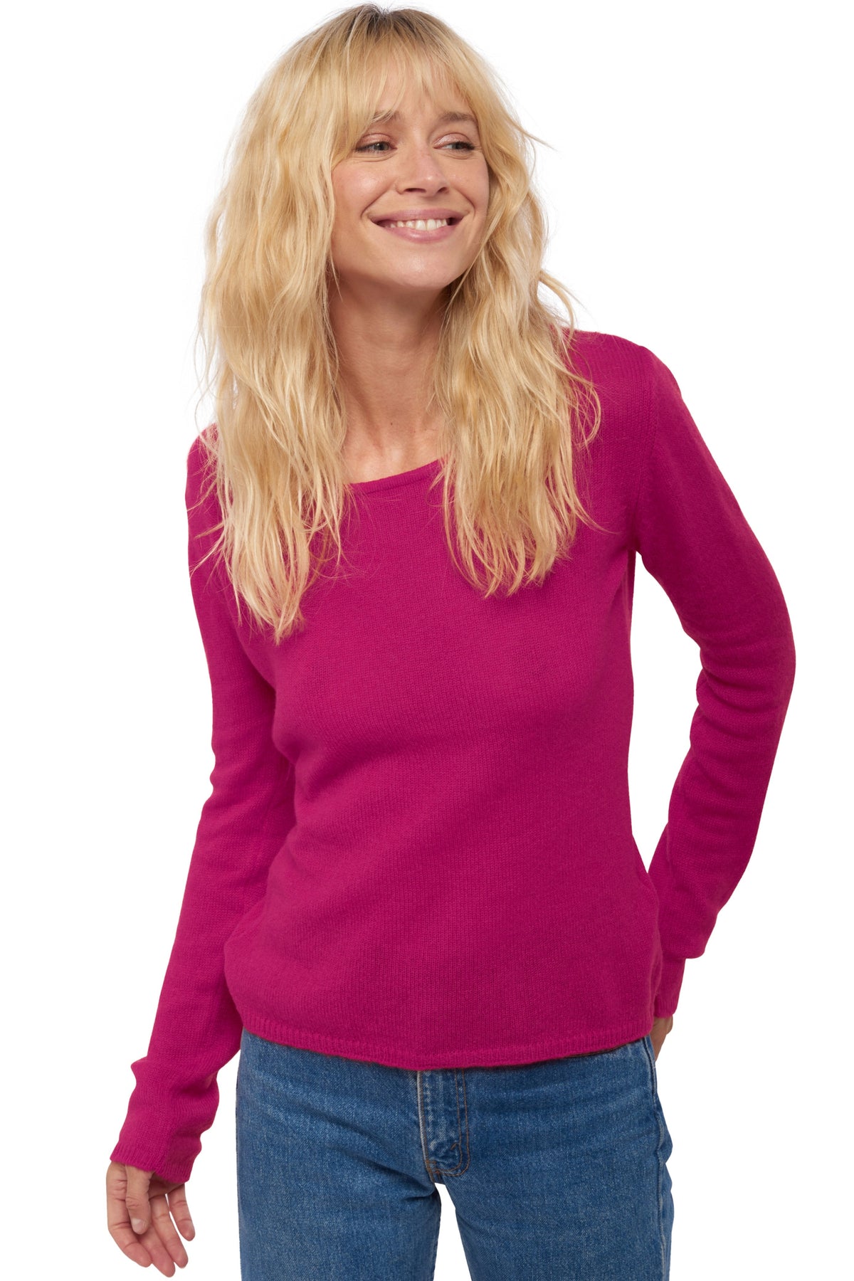 Caleen in kasjmier dames - radiance - Mahogany