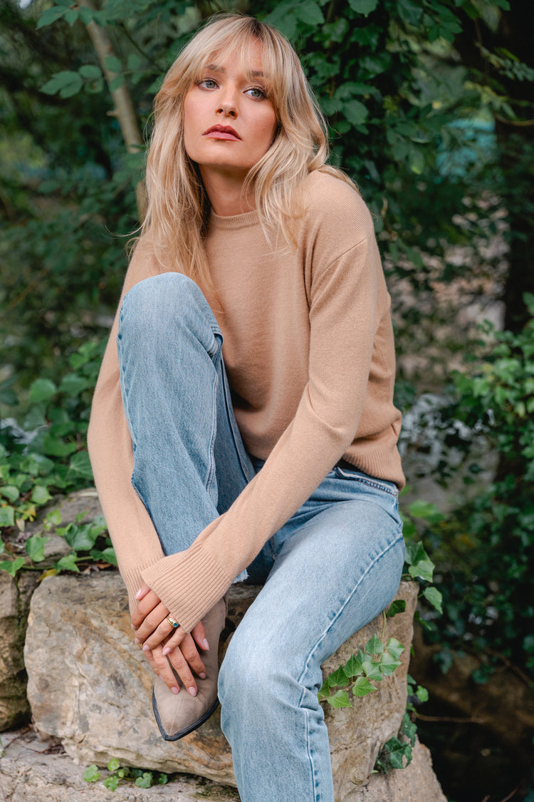 Daria in kasjmier dames - Weergave 4 - camel - Mahogany