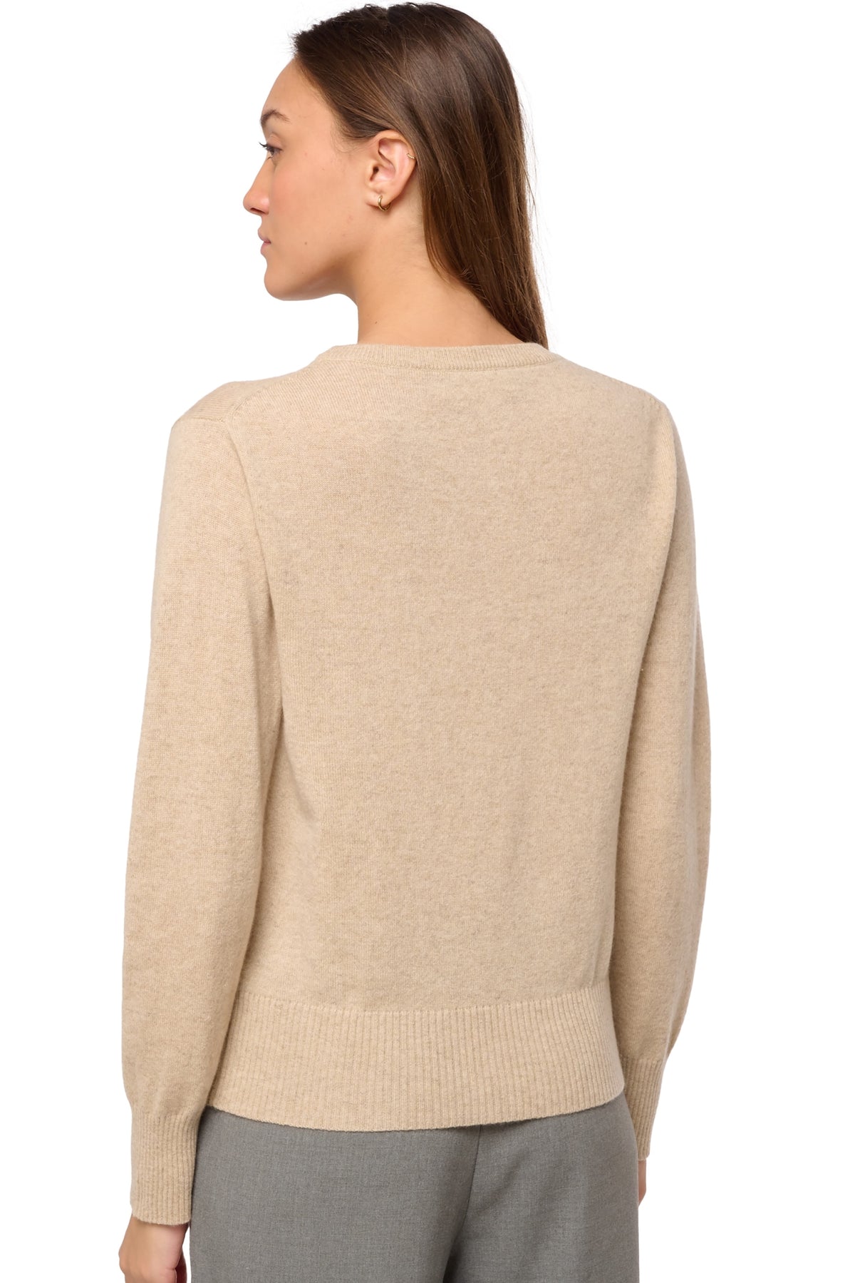 Daria in kasjmier dames - Weergave 3 - natural winter dawn - Mahogany