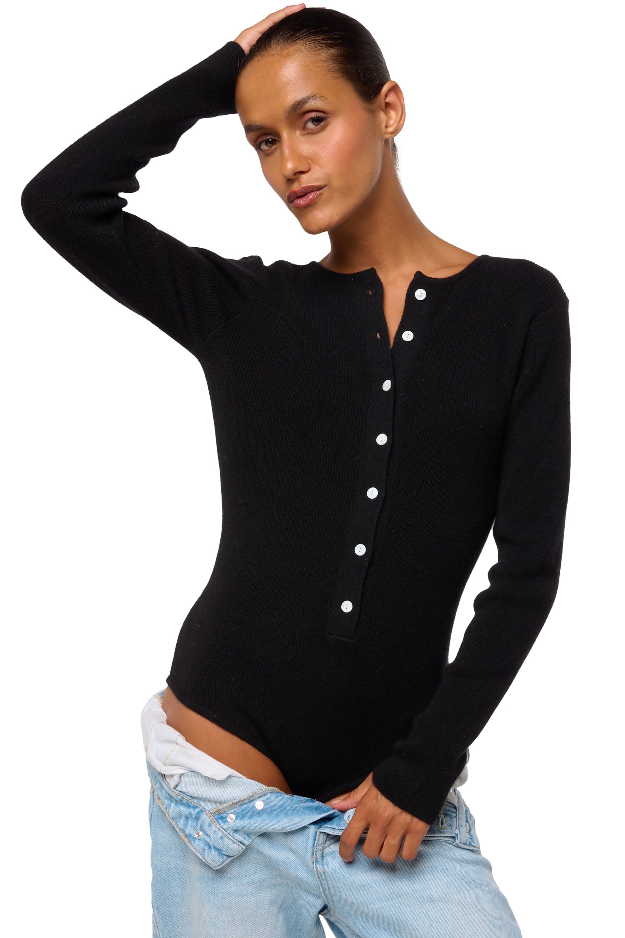Deedee en cachemire femme - Vue 1 - noir - Mahogany
