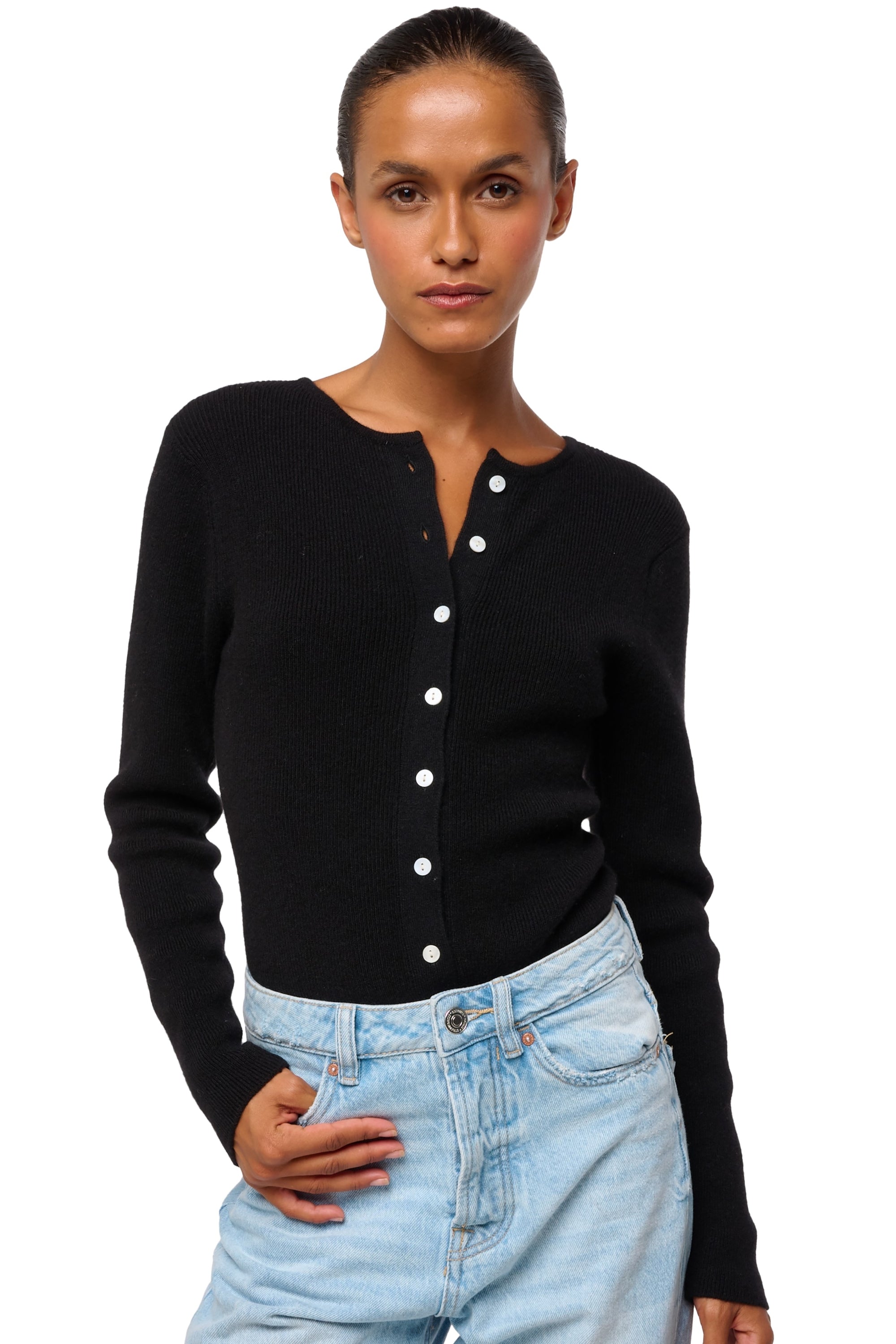 Deedee en cachemire femme - Vue 2 - noir - Mahogany