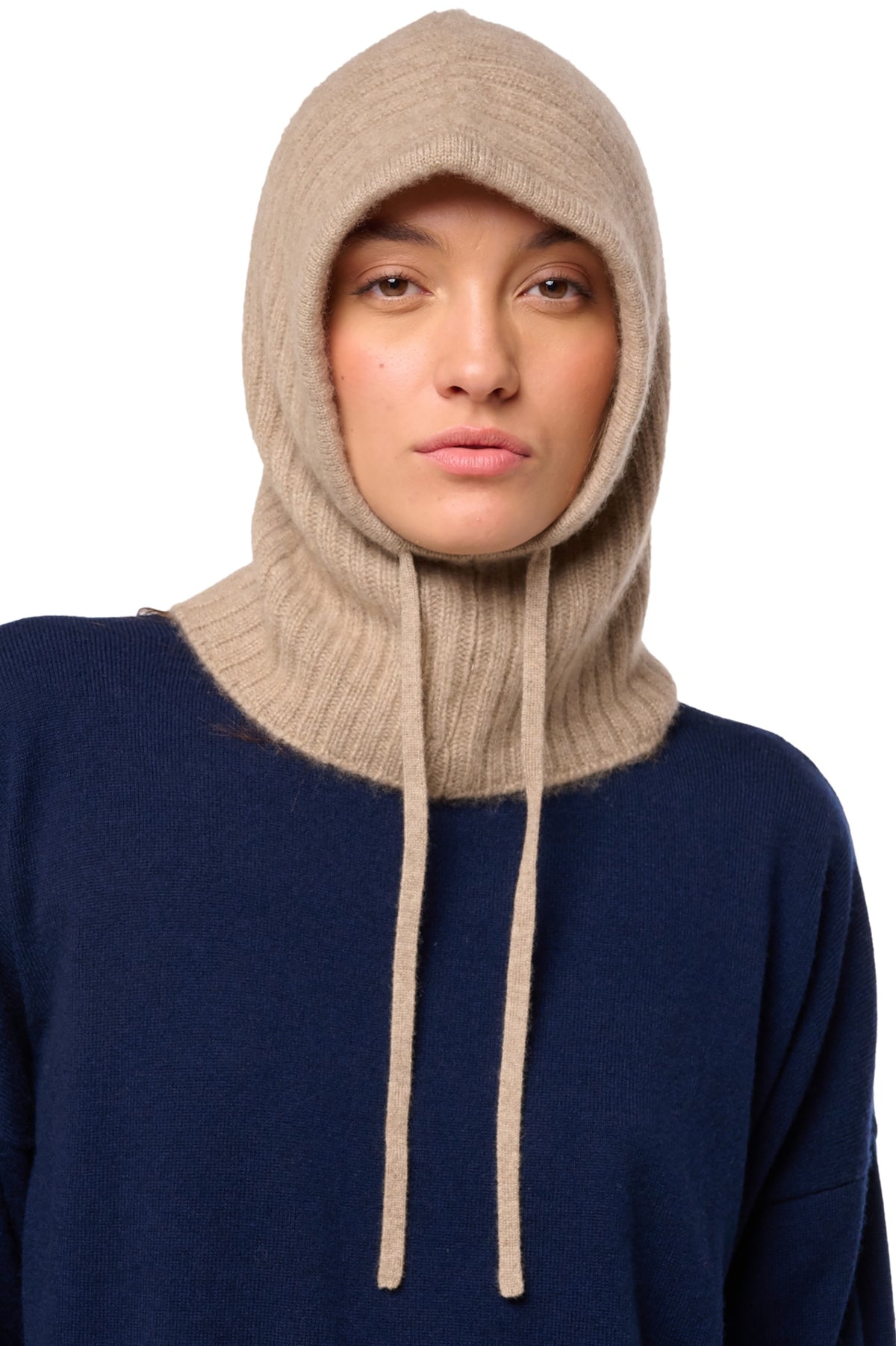 Deefoo in kasjmier unisex - natural brown - Mahogany