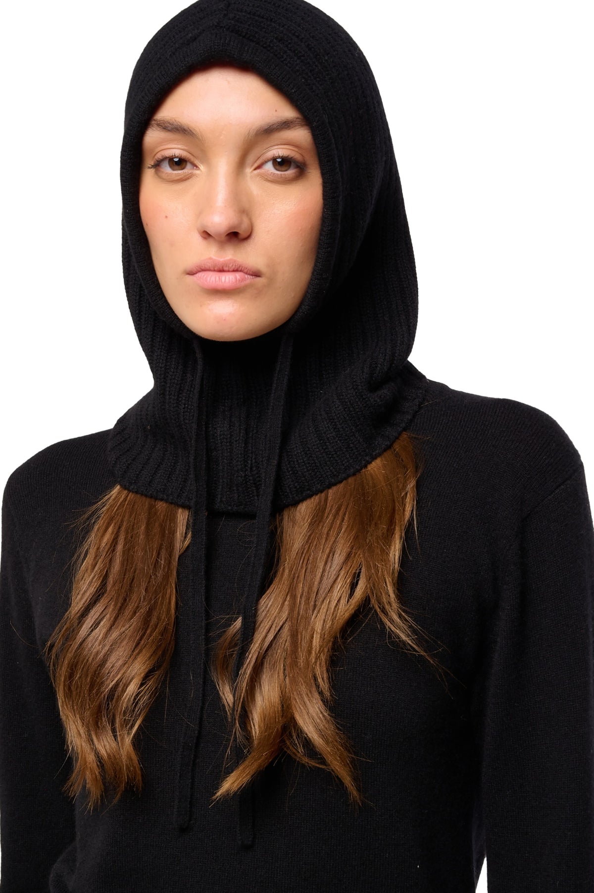 Deefoo in kasjmier unisex - zwart - Mahogany
