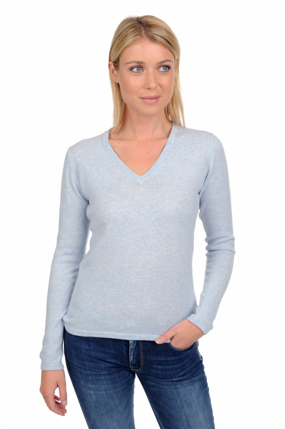 Emma in kasjmier dames - arctic - Mahogany
