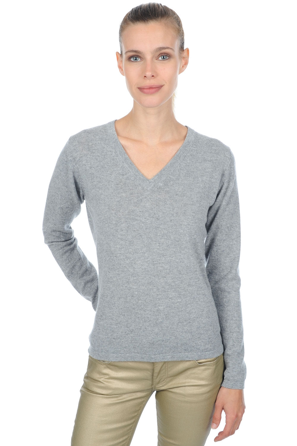 Emma Premium in kasjmier dames - premium flanell - Mahogany