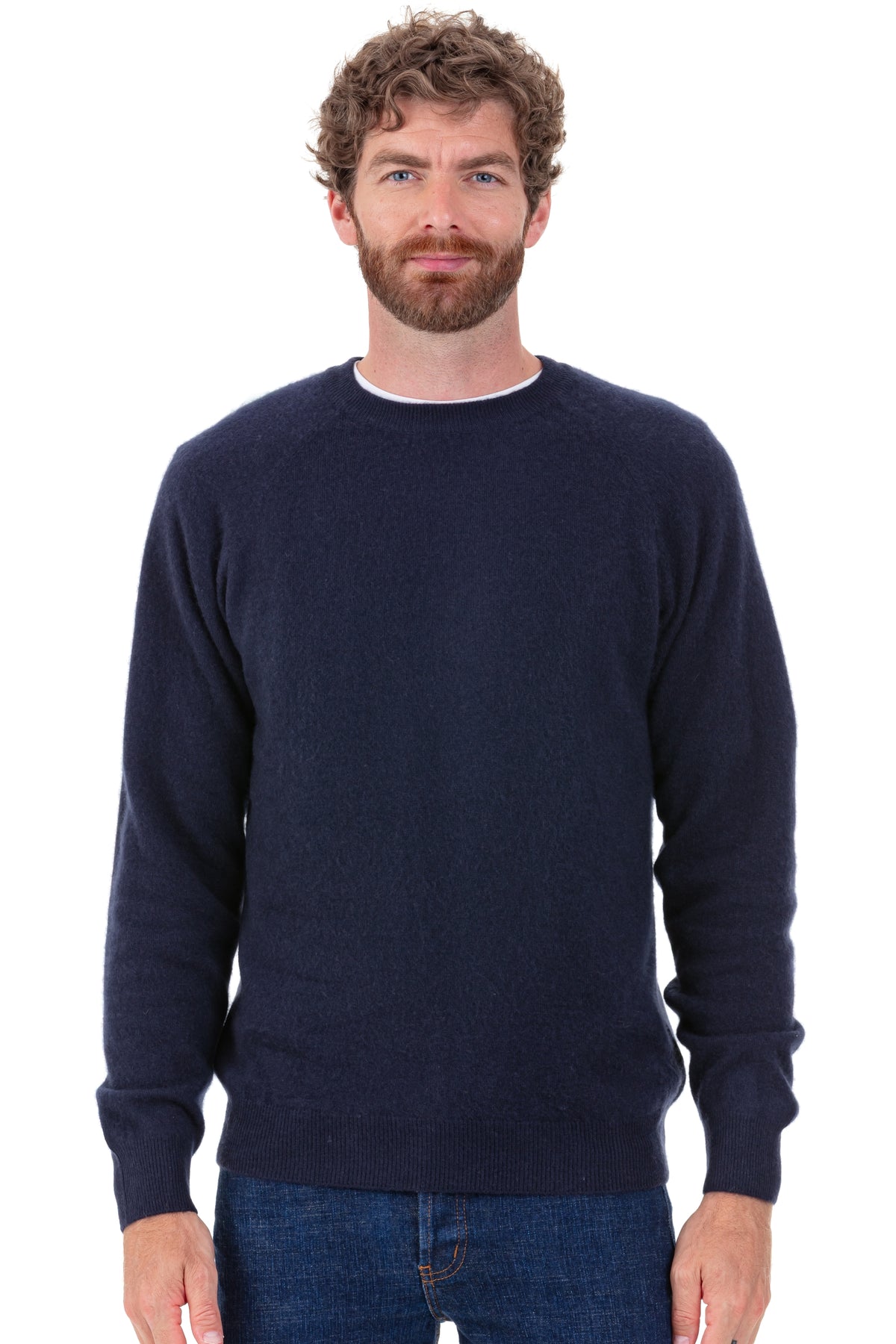 Prince cocoon kasjmier herentrui - navy - Mahogany