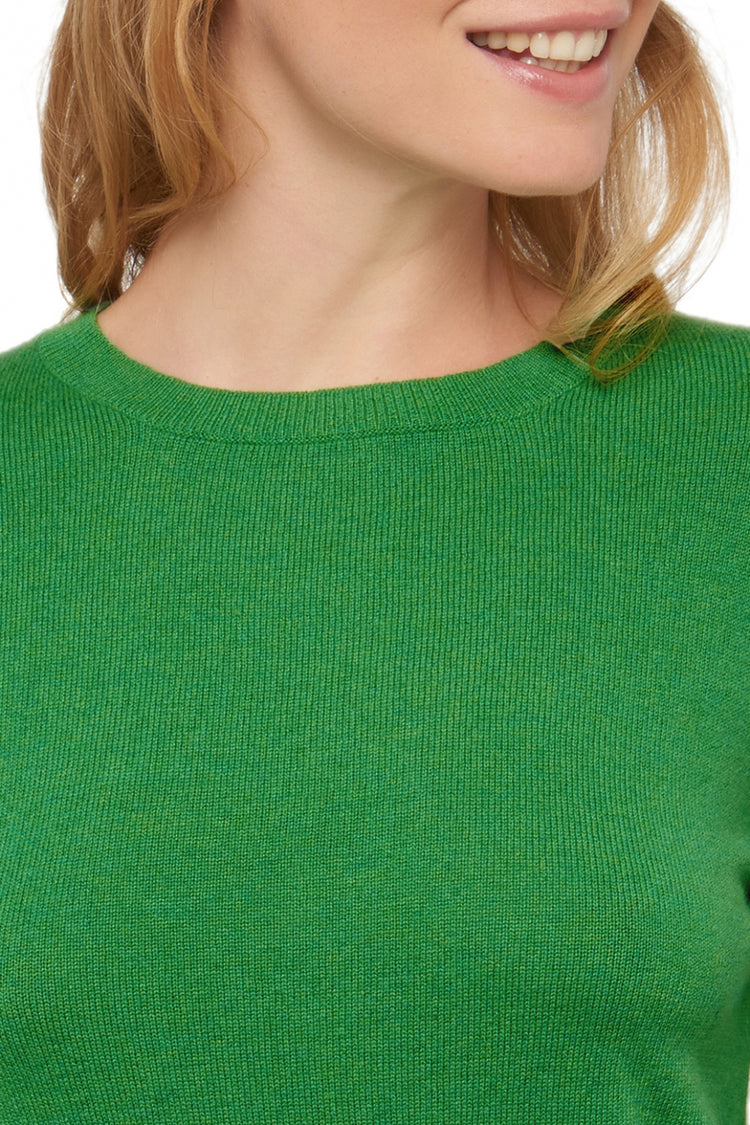 Raison in kasjmier dames - Aanzicht 1 - basil - Mahogany