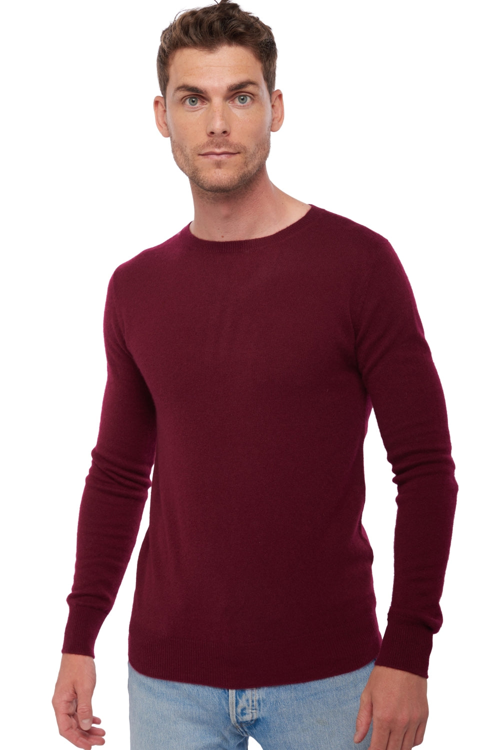 Tao in kasjmier heren - burgundy - Mahogany