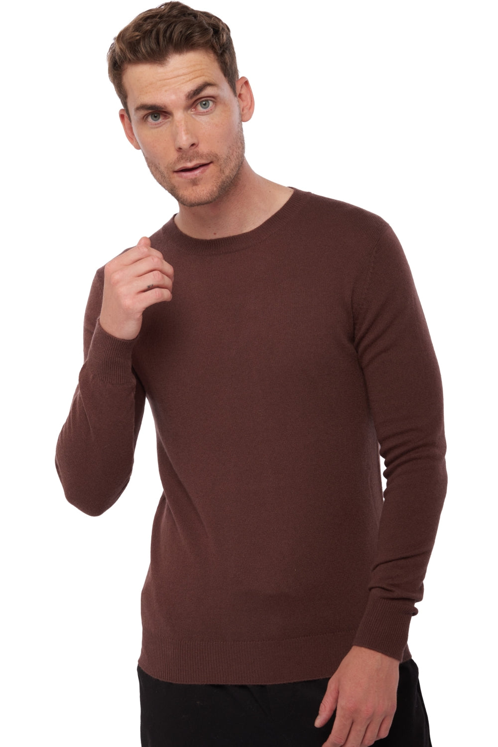 Tao in kasjmier heren - chocobrown - Mahogany