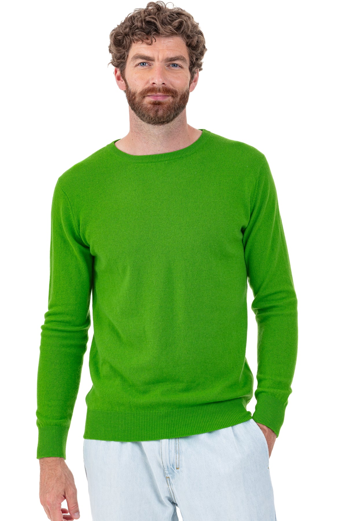 Tao in kasjmier heren - flash green - Mahogany