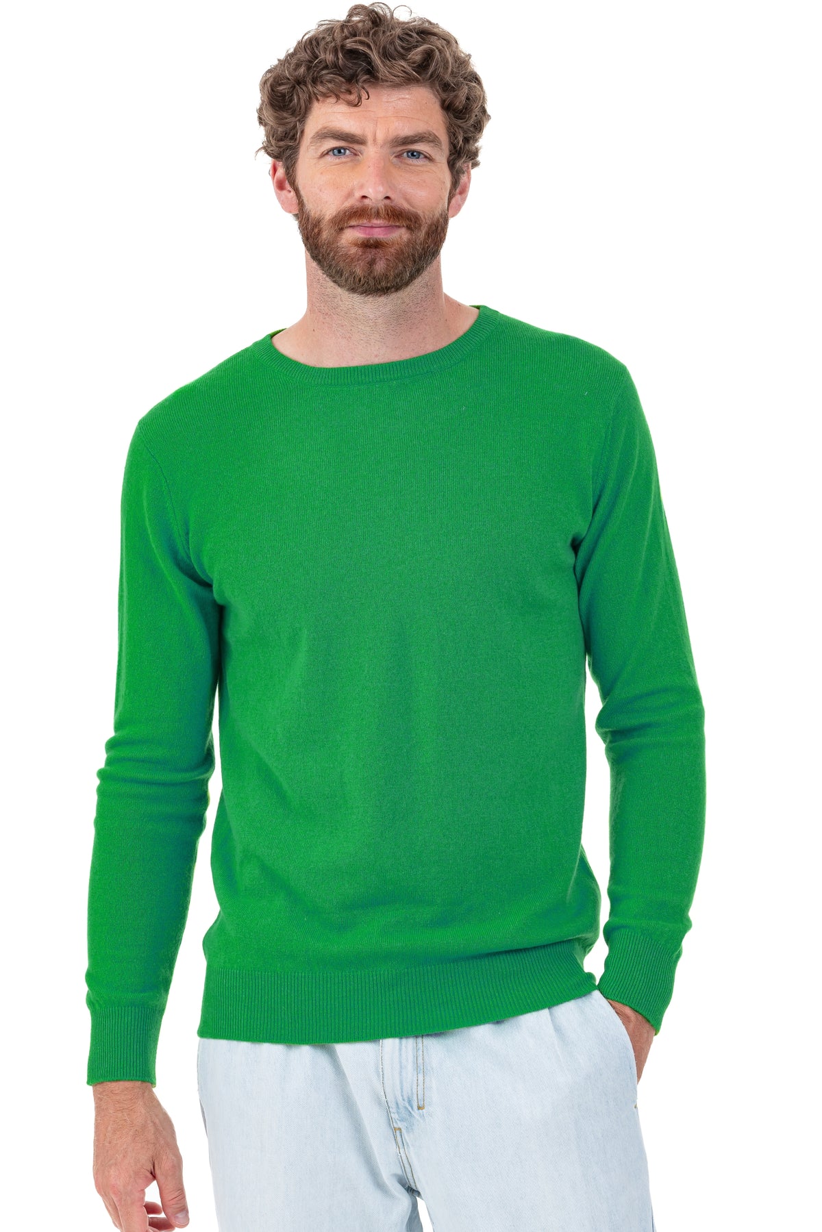 Tao in kasjmier heren - new green - Mahogany
