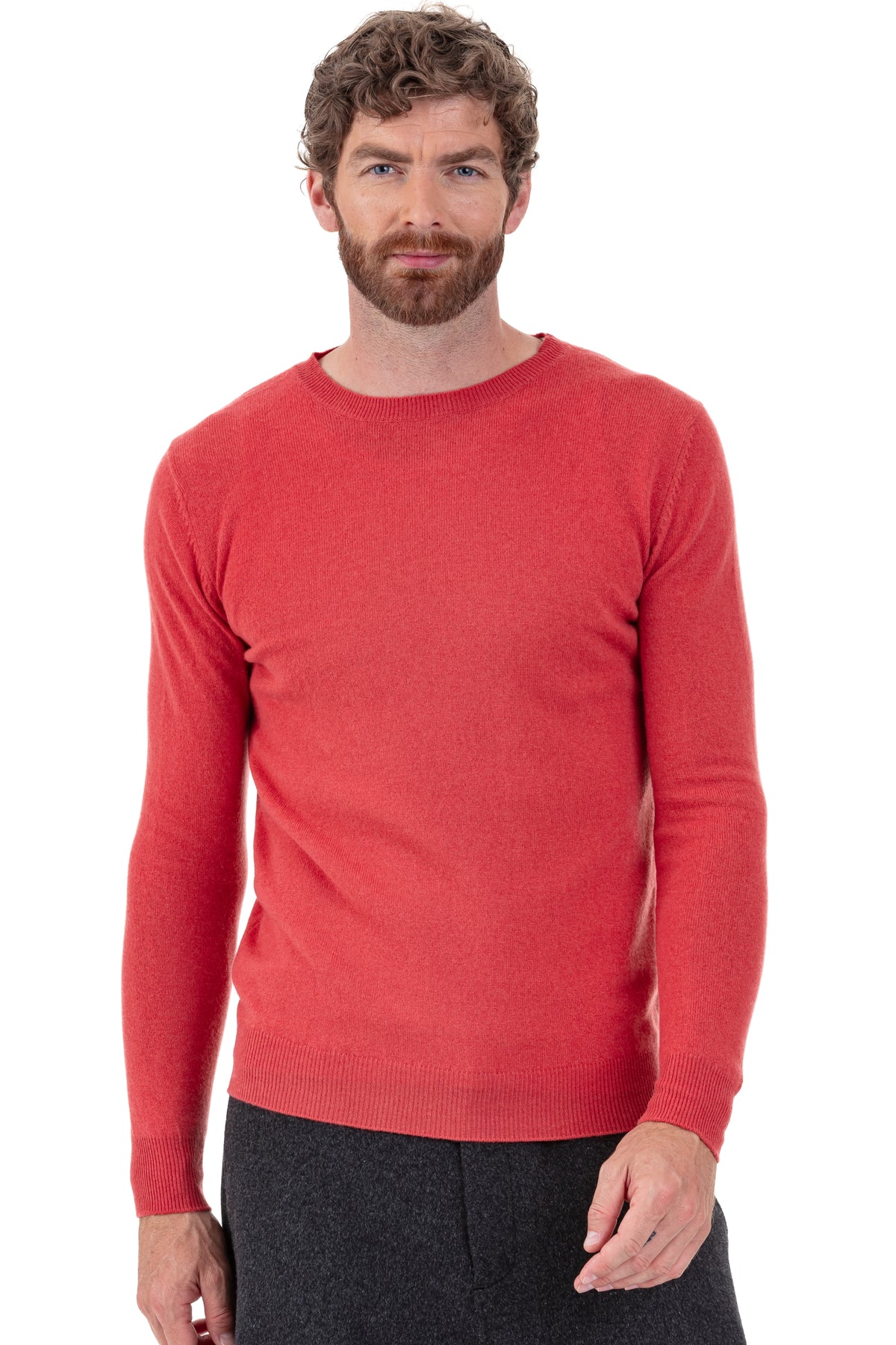 Tao in kasjmier heren - quite coral - Mahogany