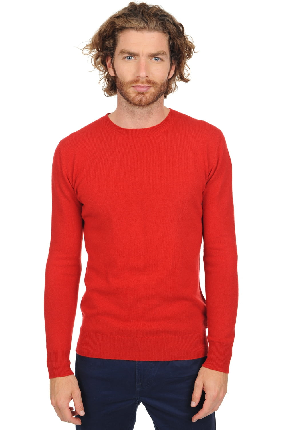 Tao in kasjmier heren - ultra red - Mahogany