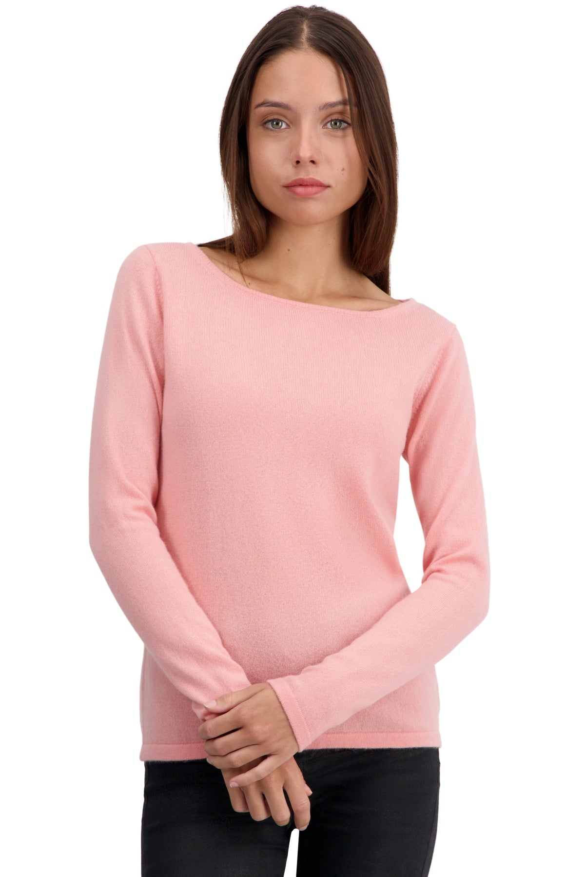 Tennessy kasjmier damestrui - tea rose - Mahogany