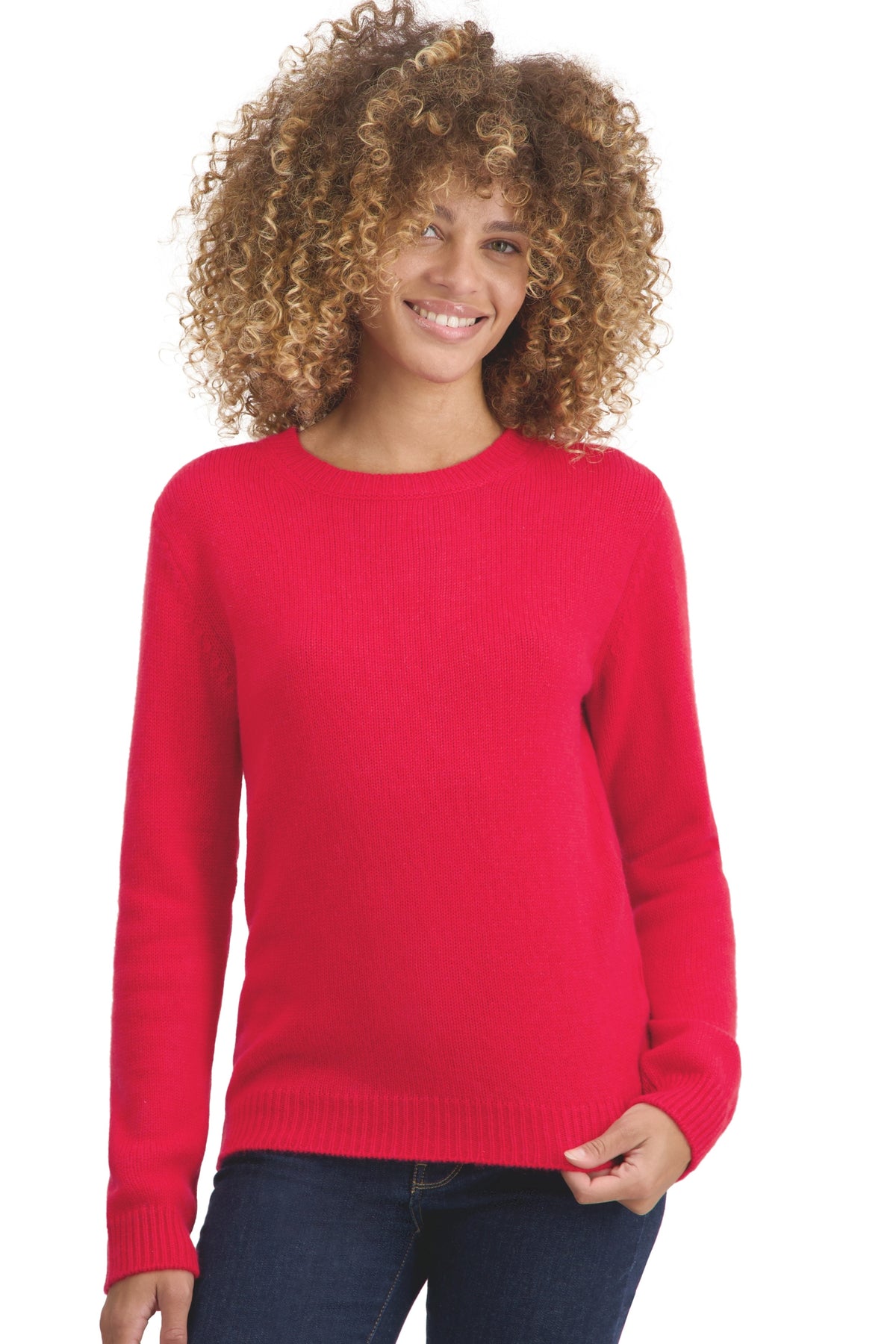 Tyrol in kasjmier dames - rood - Mahogany