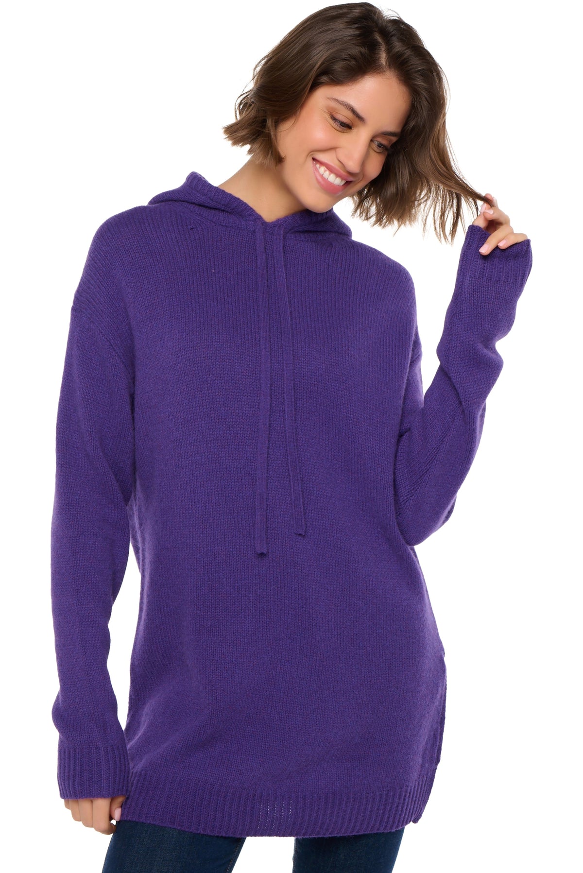 Veria in yak dames - deep purple - Mahogany