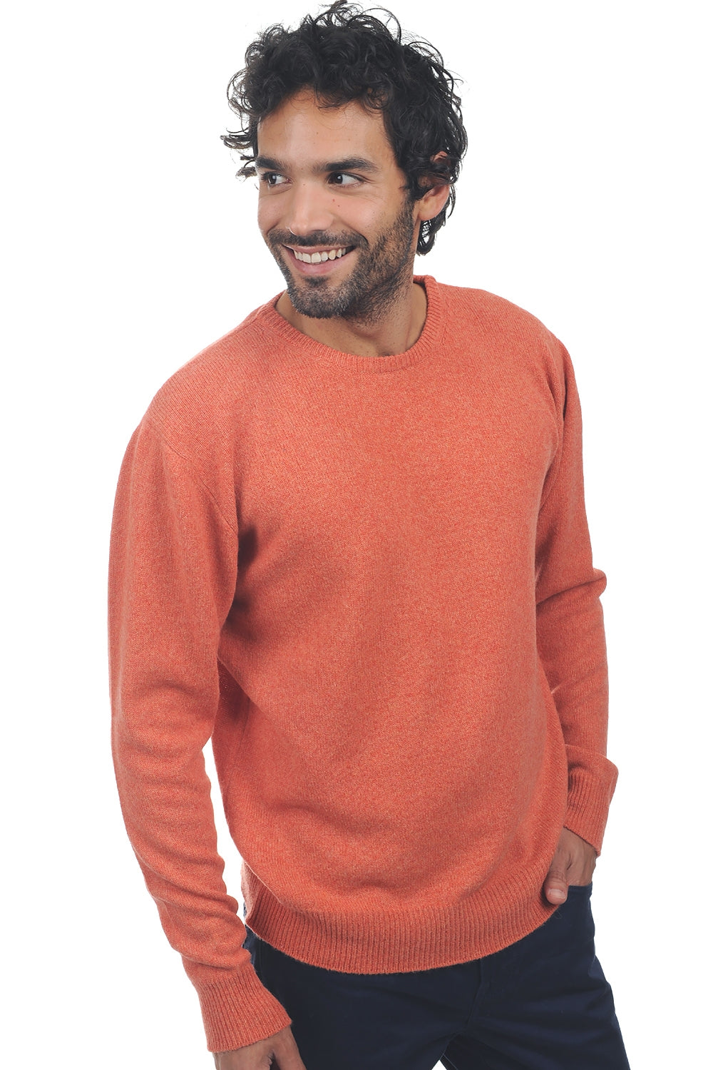 YakNestor in yak heren - tender peach - Mahogany