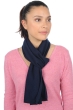  accessoires sjaals woolozone donker marine 160 x 30 cm