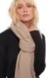 Kasjmier accesoires sjaals vany natural brown 200 x 90 cm