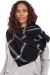 Kasjmier accessoires sjaals amsterdam zwart flanel grijs gemeleerd 50 x 210 cm