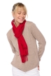 Kasjmier accessoires sjaals kazu170 bruin rood 170 x 25 cm