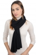 Kasjmier accessoires sjaals miaou zwart 210 x 38 cm