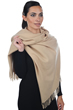 Kasjmier accessoires sjaals niry beige 200x90cm