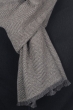 Kasjmier accessoires sjaals orage anthraciet donkergrijs gemeleerd 200 x 35 cm