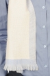 Kasjmier accessoires sjaals tonnerre ciel ecru 180 x 24 cm